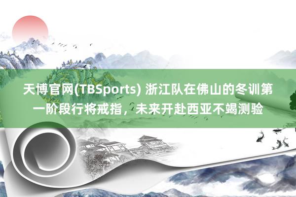 天博官网(TBSports) 浙江队在佛山的冬训第一阶段行将戒指，未来开赴西亚不竭测验