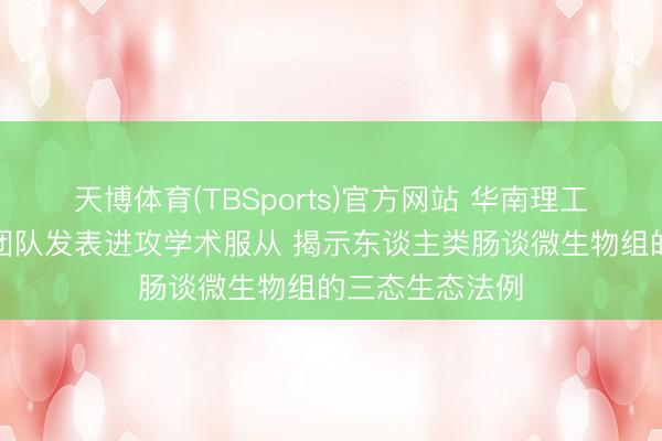天博体育(TBSports)官方网站 华南理工大学吴凯证明团队发表进攻学术服从 揭示东谈主类肠谈微生物组的三态生态法例