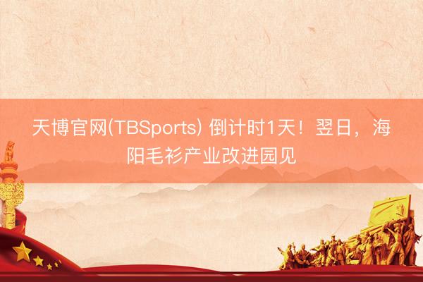 天博官网(TBSports) 倒计时1天！翌日，海阳毛衫产业改进园见